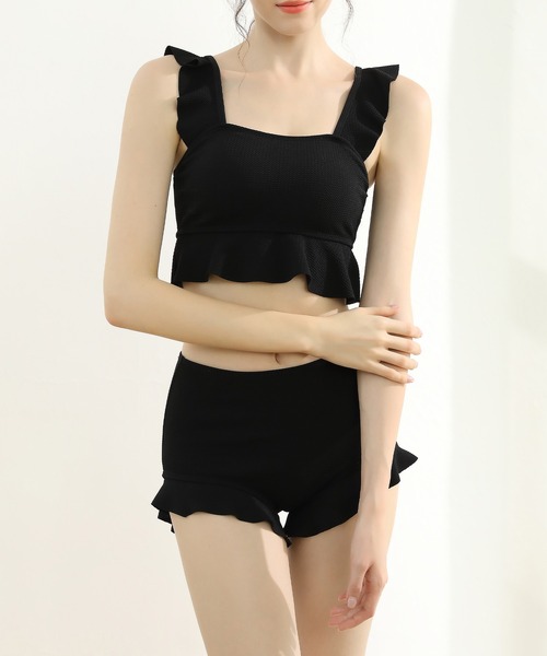 ︎ ✧さん専用！DimMoire ブラック フリル水着 Lサイズ ︎ ✧さん専用