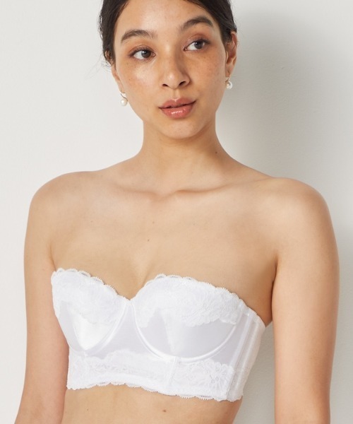AMOSTYLE（アモスタイル） ブラジャー ブライダルインナー ロング
