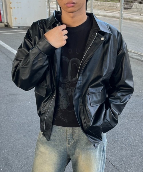 CELENA BEATS 革ジャン ライダース ヴィンテージライク オーバーサイズ