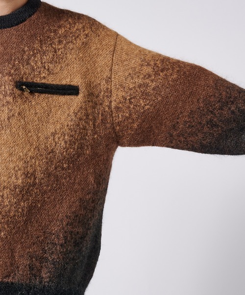 CULLNI（クルニ） セーター ニット 「別注」GRADATION KNIIT/シャギー