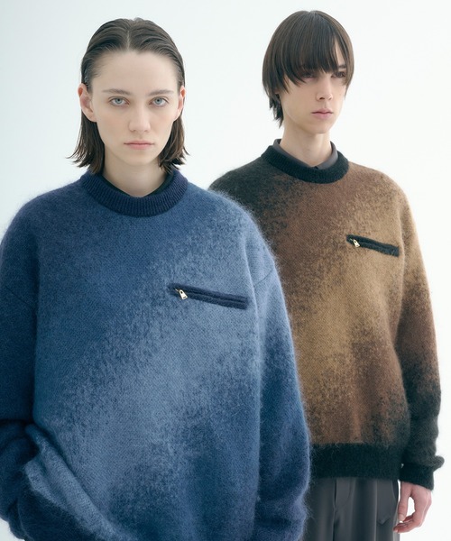 CULLNI（クルニ） セーター ニット 「別注」GRADATION KNIIT/シャギー