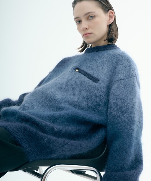 CULLNI（クルニ） セーター ニット 「別注」GRADATION KNIIT/シャギー