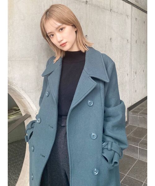 MURUA（ムルーア） コート チェスターコート ダブルマキシチェスター