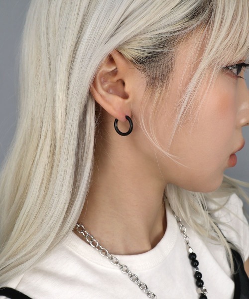 4INT. ピアス シンプル フープピアス (片耳用） / サージカル