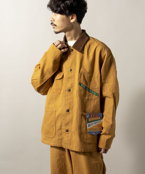 KEY ジャケット カバーオール 【KEY/キー】DUCK COVERALL カバーオール