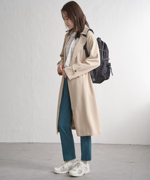 ikka（イッカ） トレンチコート コート 花粉リリースゆるトレンチ
