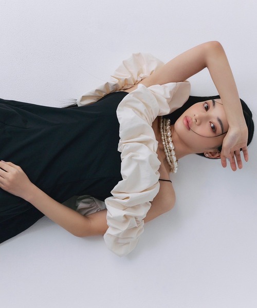 EIMY ISTOIRE（エイミーイストワール） ワンピース ギャザーフリル