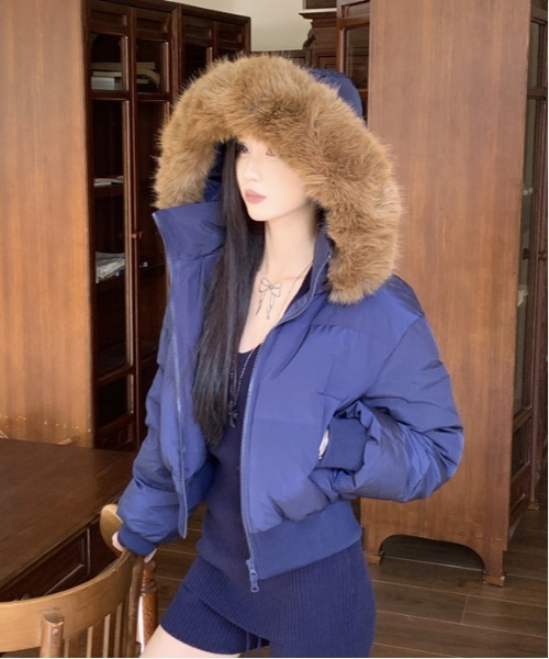 gossip!ロサンゼルス ブルゾン アウター 「秋冬新作」 フェイクファー