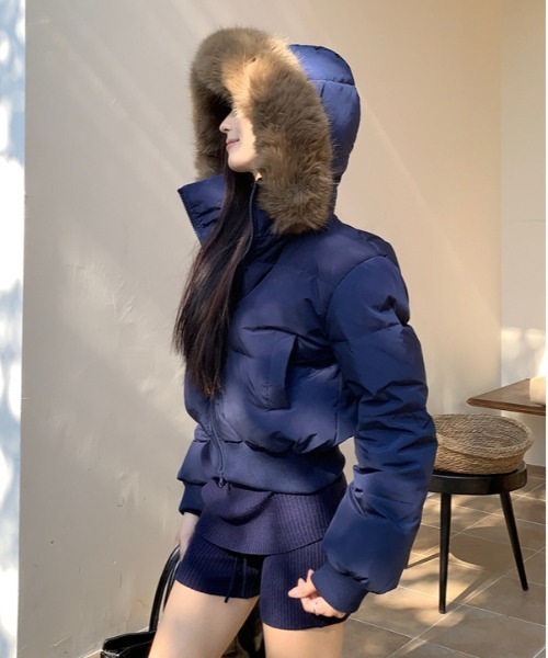 gossip!ロサンゼルス ブルゾン アウター 「秋冬新作」 フェイクファー