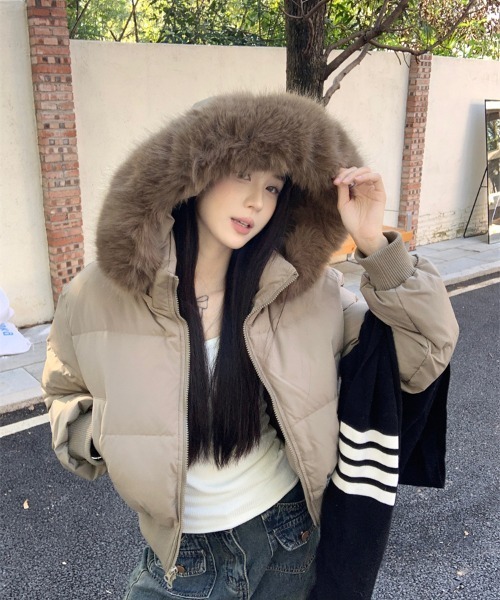 gossip!ロサンゼルス ブルゾン アウター 「秋冬新作」 フェイクファー