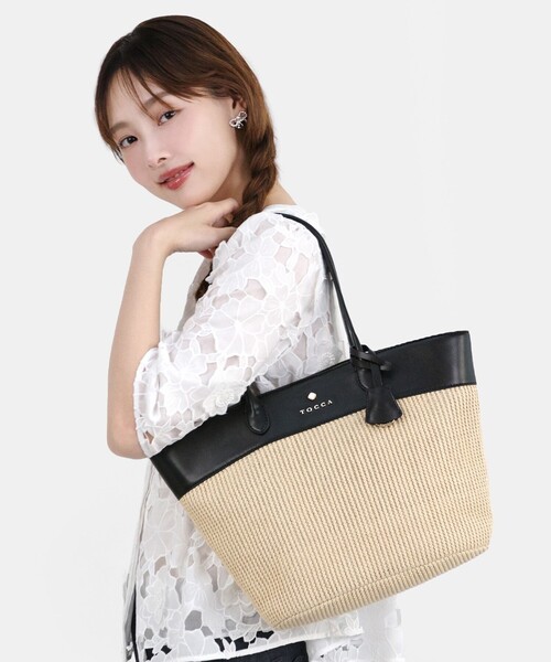 TOCCA（トッカ） かごバッグ カゴバッグ COLOR of AUBE BASKET かご