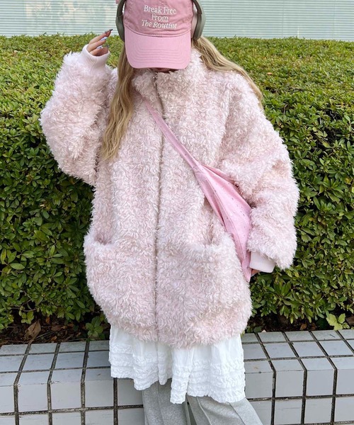 WC ブルゾン アウター 「一部店舗限定」もこもこプードルブルゾン