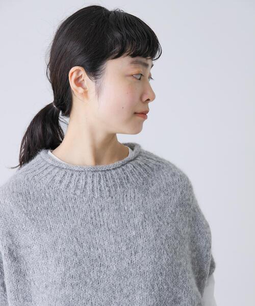 かぐれ ニット セーター アルパカルーズベスト レディース : ZOZOTOWN