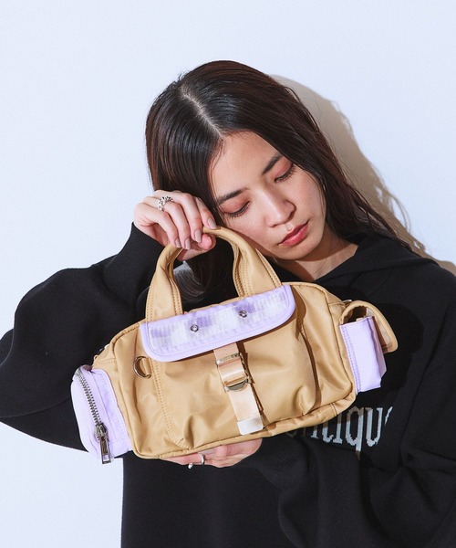 JEANASIS（ジーナシス） ボストンバッグ ナイロンポケットボストン