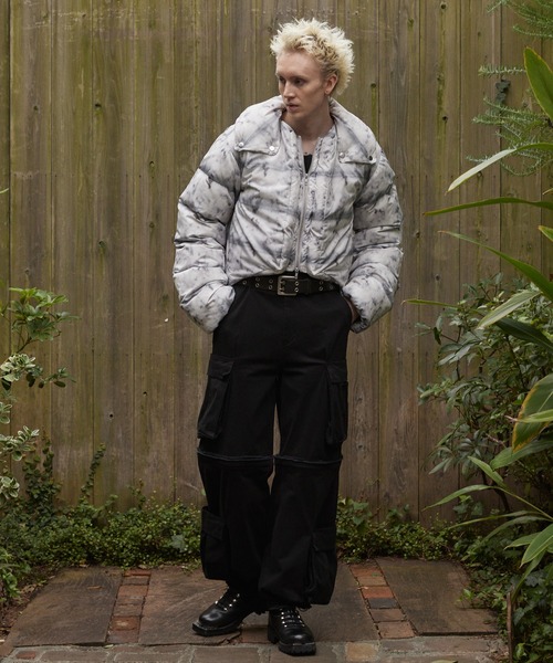 GRANCY ダウンジャケット ダウン 「GRANCY」Printed Short Real Down