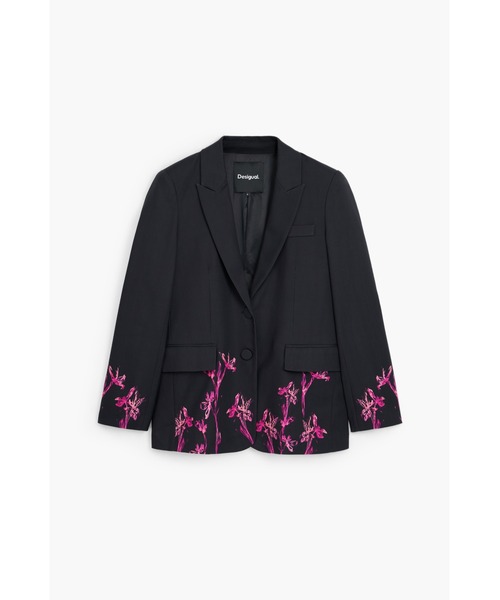 Desigual（デシグアル） スーツ 裾刺繍 テーラードジャケット