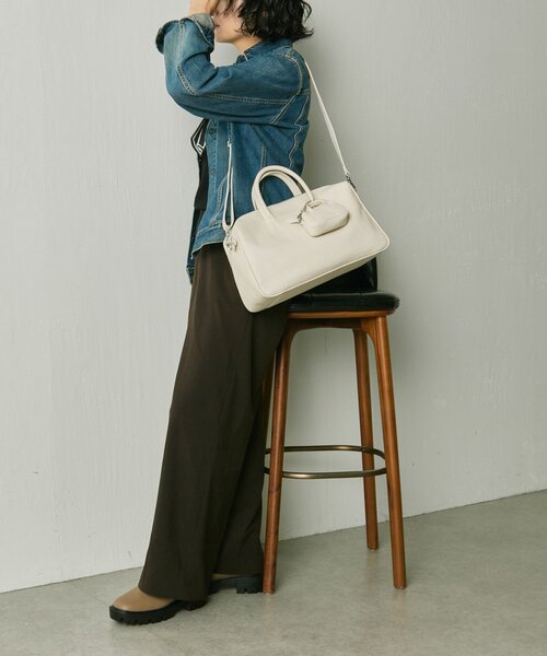 ear PAPILLONNER（イア パピヨネ） ボストンバッグ 「バッグ型チャーム