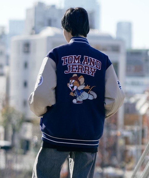 スタジャン 「SEQUENZ/シークエンズ」TOM＆JERRY トムとジェリー