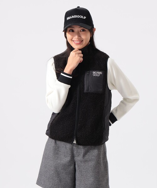 BEAMS GOLF（ビームス ゴルフ） ベスト ジレ ORANGE LABEL / 切り替え