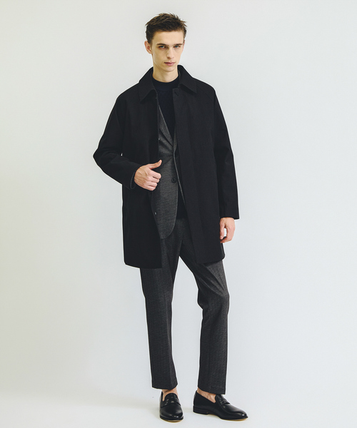 ABAHOUSE GRAY ステンカラーコート コート 「SORONA」ライナー付