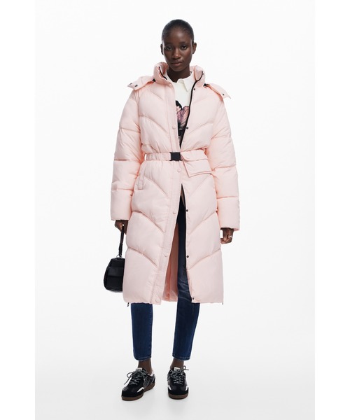 Desigual（デシグアル） ダウンコート ダウンジャケット ベルト付き