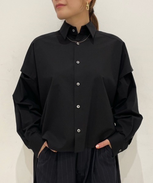 UJOH（ウジョー） ブラウス シャツ Sliit sleeve 別注シャツ