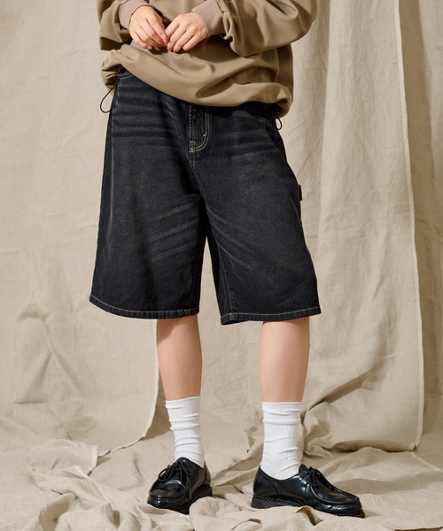 WETTEMPT ジーンズ OVER DYED DENIM | REAL TREE HALF PANTS /オーバー