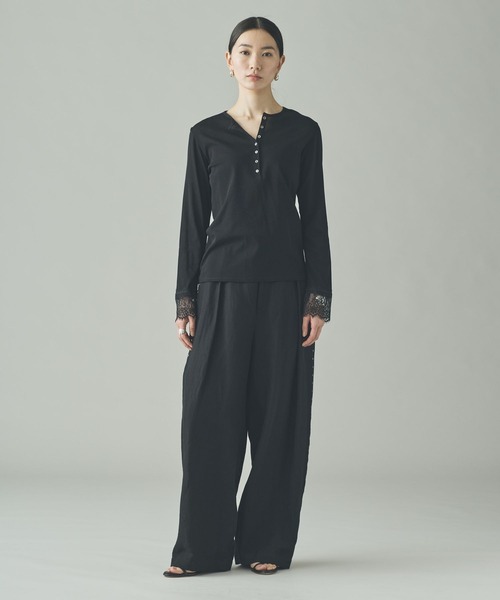 Curensology（カレンソロジー） tシャツ /ヘンリーレースロング