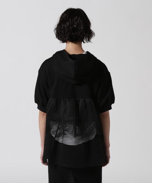 Risley パーカー Risley/リズレー/別注半袖バックメッシュパーカー