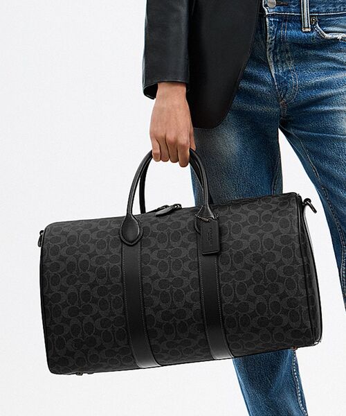 COACH（コーチ） ボストンバッグ コンパス バッグ 45・シグネチャー