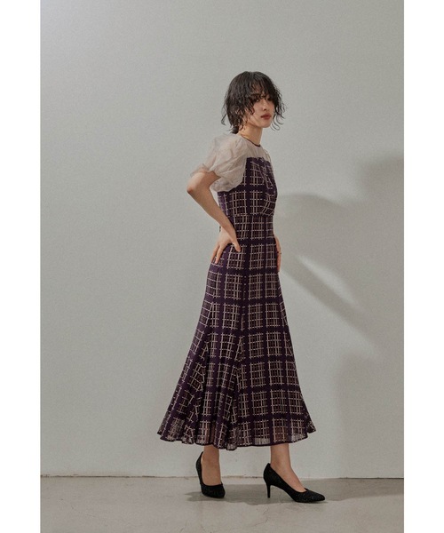 niana（ニアナ） ドレス チェック柄マーメイドワンピースドレス 結婚式
