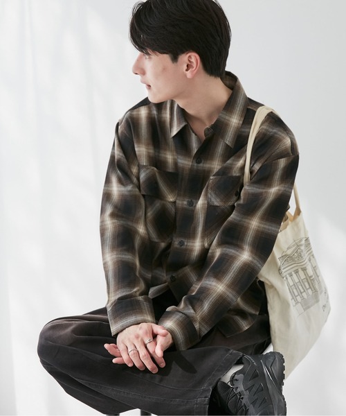 WEGO（ウィゴー） シャツ WEGO/オンブレチェックシャツ メンズ