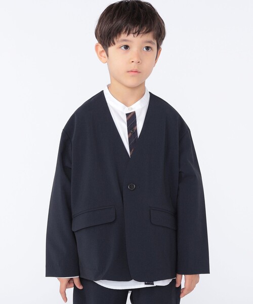 SHIPS（シップス） ノーカラージャケット アウター SHIPS KIDS:100