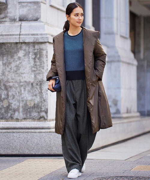 自由区（ジユウク） ダウンコート ダウンジャケット ADSシャンブレー