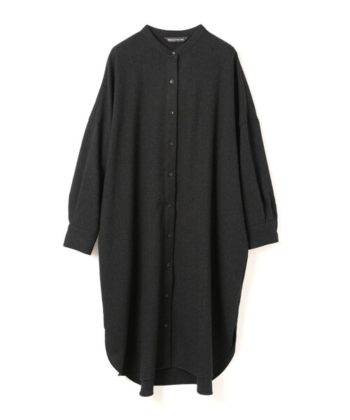 mizuiroind（ミズイロインド） ワンピース スタンドカラーシャツ