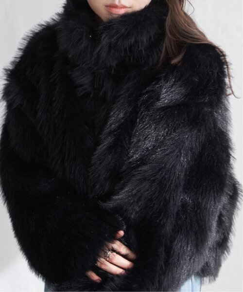 VENCE EXCHANGE ブルゾン アウター フェイクファーショート丈ダブル