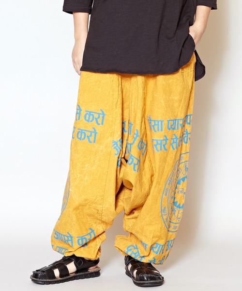 チャイハネ（CAYHANE） パンツ 「チャイハネ」星座プリントMEN'S