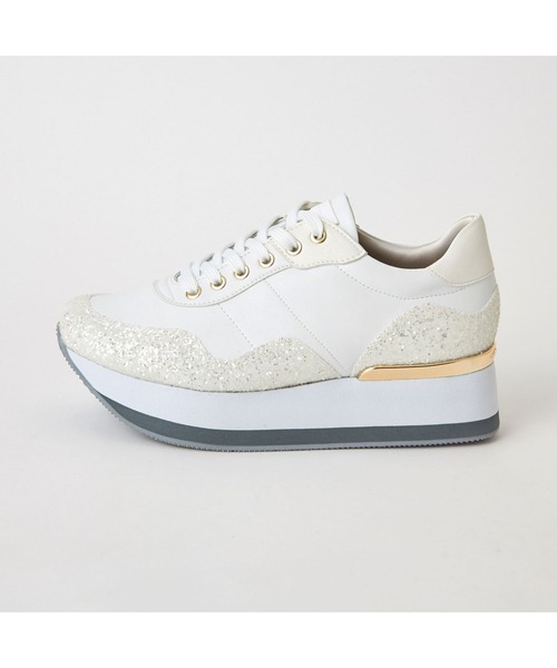 diana（プラスダイアナ） スニーカー グリッター 厚底クラシック