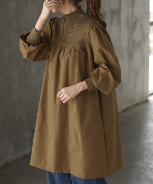 HUG.U（ハグユー） チュニック 異素材チュニック : ZOZOTOWN Yahoo!店