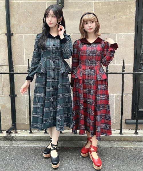 an another angelus（アンアナザーアンジェラス） ワンピース 別珍