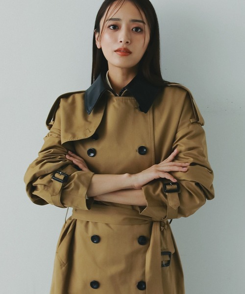 AJUGA.（アジュガ） トレンチコート コート 2WAYボリュームトレンチ