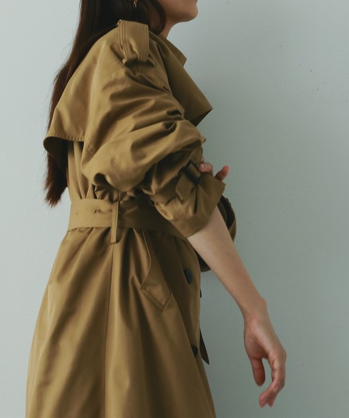 AJUGA.（アジュガ） トレンチコート コート 2WAYボリュームトレンチ