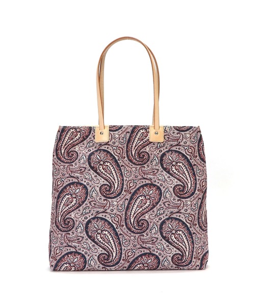 Bermosa トートバッグ ペイズリー柄 チャーム付きトートバッグ