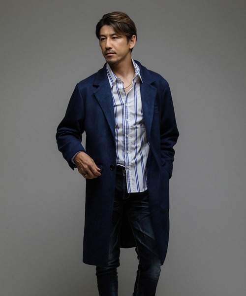 VANQUISH（ヴァンキッシュ） チェスターコート コート スウェード