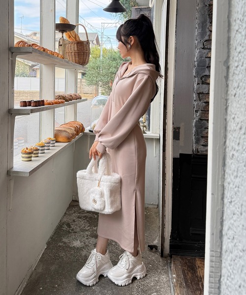 ROYAL PARTY（ロイヤルパーティー） ワンピース 「ZOZO限定」ZIPフード