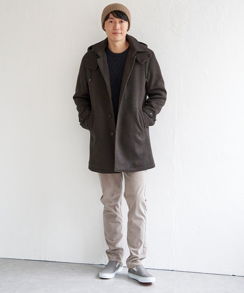 IKKA LOUNGE ステンカラーコート コート 「雑誌MonoMax12月号掲載