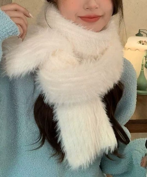 sakishimatokyo マフラー ストール シャギーニットマフラー レディース