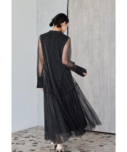 niana（ニアナ） ドレス ラメチュールAラインドレス マタニティ 妊婦