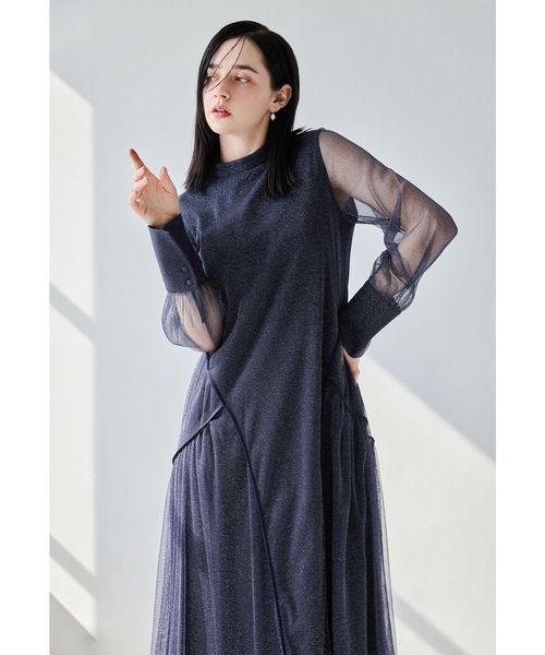 niana（ニアナ） ドレス ラメチュールAラインドレス マタニティ 妊婦