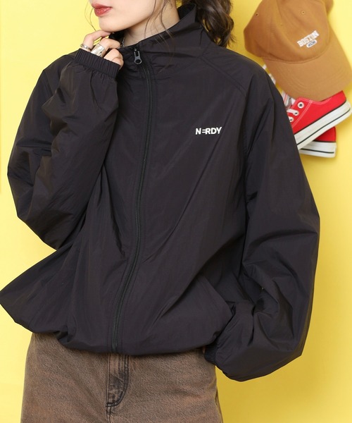 NERDY ナイロンジャケット シアウィンドブレーカー メンズ レディース